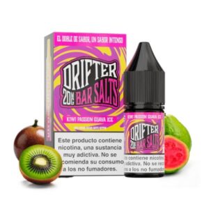 JUICE SAUZ DRIFTER BAR SALTS - KIWI PASSION GUAVA 10ML