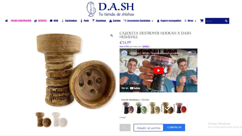 cazoletas tradicional