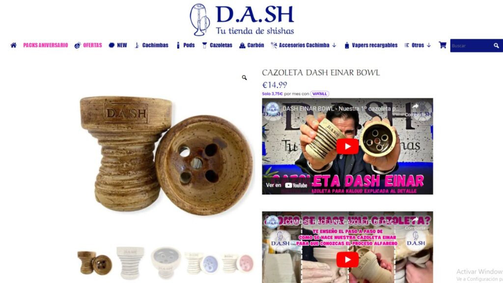 cazoletas tradicional