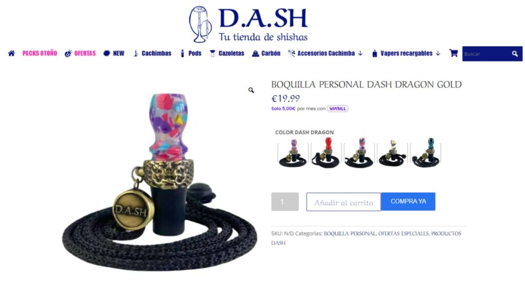 BOQUILLA PERSONAL DASH DRAGON