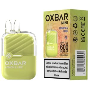 PODS OXBAR MINI 600 CALADAS - LEMON LIME